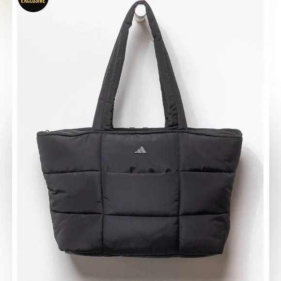 ADIDAS All Me 3 Quilted Tote Bag, NWT, Black - Picture 1 of 5
